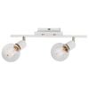 Mercator Tiffany 2 Light Spotlight - White