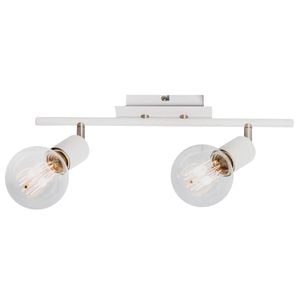Mercator Tiffany 2 Light Spotlight - White