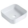 Mondella Square Above Counter Basin - Matte White Concerto