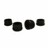 Surface Gard 25mm Black Round Internal Plastic Chair Tips - 4 Pack