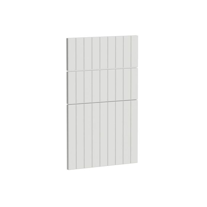 Kaboodle 450mm Sesame Salt V-Groove 3 Drawer Panels