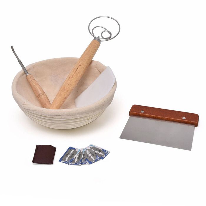 Brunswick Bakers Deluxe Bread Baking Set DIY Bread Baking Sourdough Kit