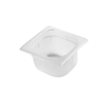 Inox Macel Gastronorm Pan Polypropylene 1/6 Size 176x162x100mm / 1.5Lt