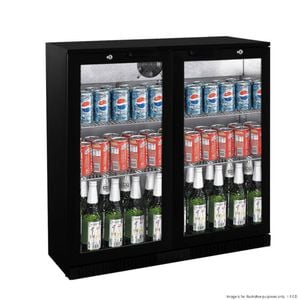 Thermaster LG-208HC Two Door Black Magic Under bench Drink Cooler