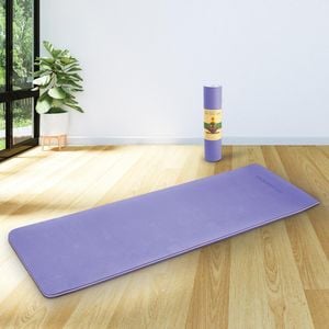 Powertrain Blue TPE Yoga Exercise Mat Home Gym Pilates Fitness 8mm