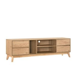 Ariah TV Entertainment Unit 180W 4 Drawers Oak
