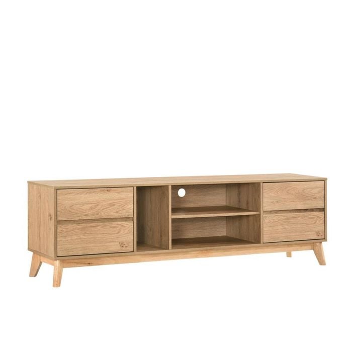 Ariah TV Entertainment Unit 180W 4 Drawers Oak