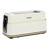 Morphy Richards Signature Soft Gold Matte White 4 Slice Toaster with Long Slots