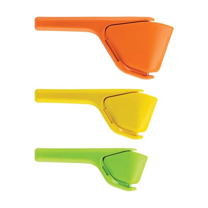Dreamfarm Original Fluicer Citrus Juicers, All 3 sizes, Orange, Lemon & Lime 3 Set