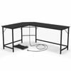 Costway Corner Desk Cpu Stand Black