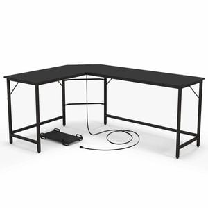 Costway Corner Desk Cpu Stand Black