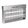 Eazyzap Led Bug Zapper Fly Killer Brushed Stainless Steel 100m² Coverage 19w 313 x 515 x 106mm Electric Insect Trap
