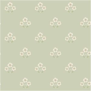 Mini Flowers Sage, Wallpaper 10.05m x 53cm Wallpaper Boutique
