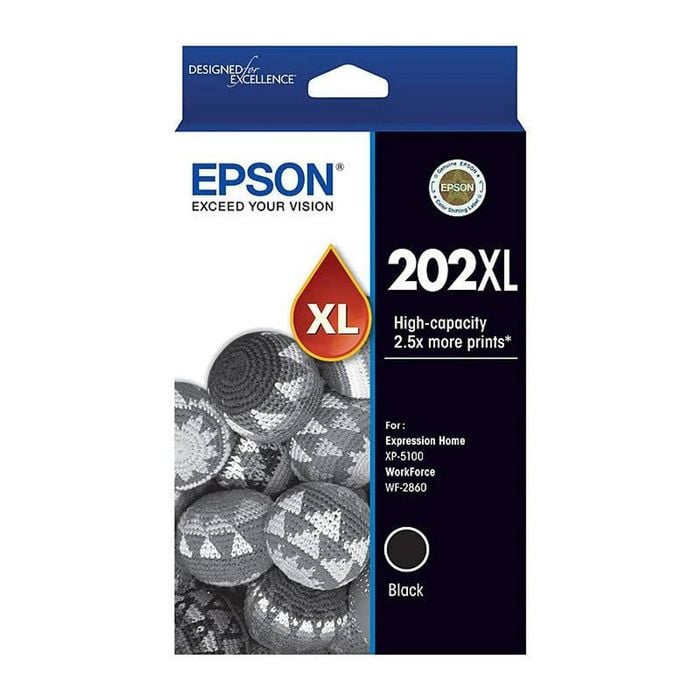 Epson Epson 202XL High Capacity Black Ink Cartridge Toner C13T02P192 Genuine Original