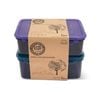 2PK Locknlock Eco Rectangle Airtight Food Container Travel/Pantry Storage Set