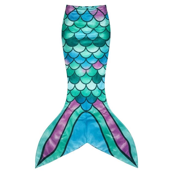 Catzon 120x60cm Mermaid Blanket Soft Flannel All-season Sleeping Bag-green