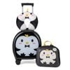 Costway 4pcs Kids Luggage Set Black