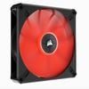 Corsair Ml Elite Series, Ml140 Led Elite, 140mm Magnetic Levitation Red Led Fan With Airguide, Single Pack(ls)