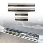 AUSGO Stainless Steel Door Sill Protector for ISUZU DMAX D-MAX Dual Cab 2020-Onwards Scuff Plate Cover