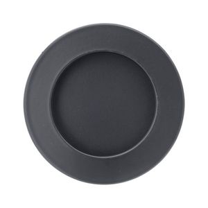Lemaar 50mm Black Round Flush Pull
