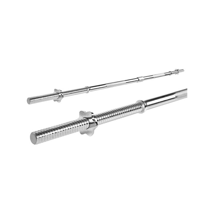 Barbell Bar 158CM Fitness Bar Gym Bar With Collars 150KG Weight Capacity