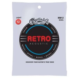 Martin Guitar MM12 Retro Acoustic 6 Strings Monel Light Gauge