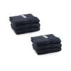 8pc Onkaparinga 30x30cm Avalon Face Washer 550gsm Midnight