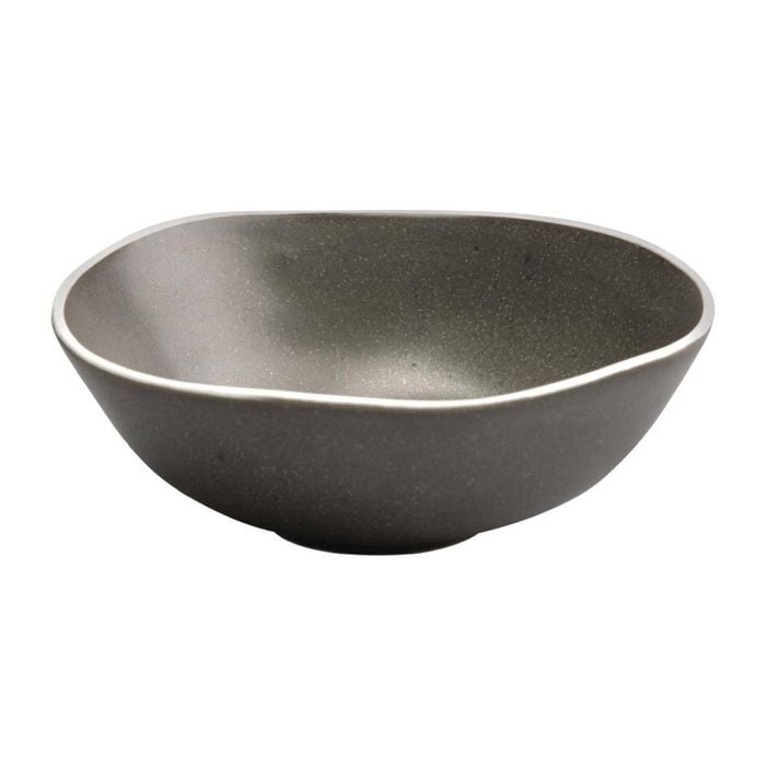 Olympia Small Bowls Chia Charcoal 155mm 6 Pack Tableware Kitchenware