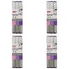 4x 3pc Kent Spectra Graphic Markers Brush Chisel Nib Drawing/design Purple Set
