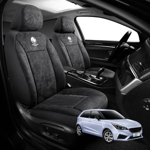 Australian Goose Edition Front Seat Covers for MG 3 2024 - Current (3rd Gen) - Suede, Universal Fit - Black