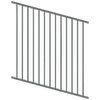 ProtectorAl 0350-1200W x 1200H Monument Flat Top Square Picket Pool Fence Panel Raked Up to 15º
