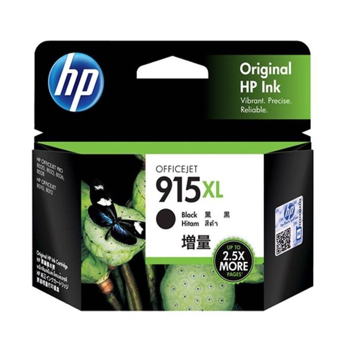 HP GENUINE Original HP 915XL Black Ink Cartridge Toner Officejet 3YM22AA