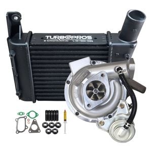 Upgrade Billet Turbo Charger With 63mm Intercooler For Nissan Navara D22 Yd25 2.5l