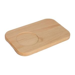 Argon Tableware Wooden Tea & Biscuit Serving Board - 23cm x 15cm