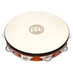 Meinl Percussion 1 Row Aluminum Jingle African Brown Tambourine