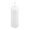 Nisbets Essentials Squeeze Sauce Bottles 6 Pack 340ml Condiment Dispenser Commercial Kitchen Storage