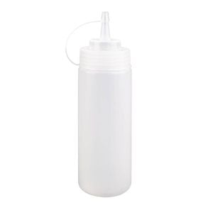 Nisbets Essentials Squeeze Sauce Bottles 6 Pack 340ml Condiment Dispenser Commercial Kitchen Storage