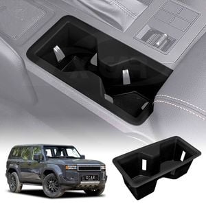 Centre Console Rubber Cup Holder Insert for Toyota Prado 250 Series 2024-Onwards Interior