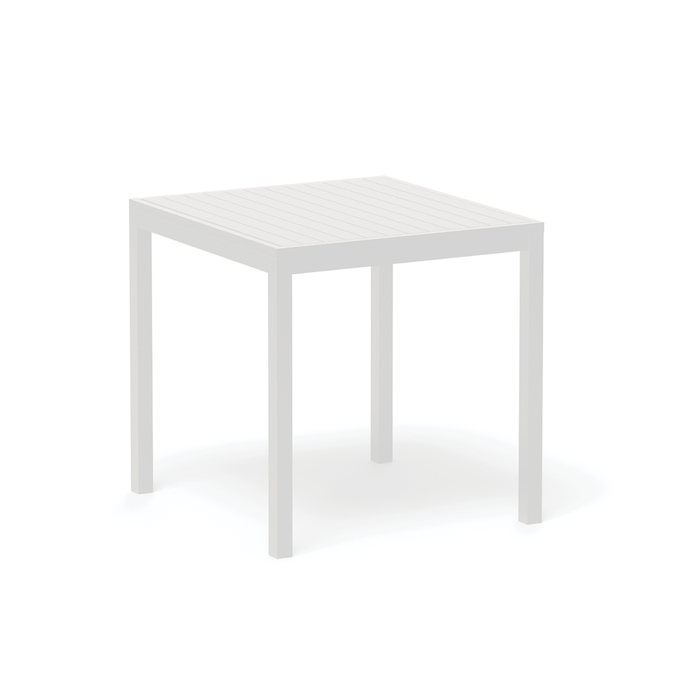 Halki Outdoor Table - Matte White - 90cm x 90cm