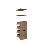 Lugna Cove 4 Drawer 2 Shelf Insert Kit - To Suit 450 x 580mm Cabinet shell