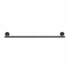 Barelli Toscana 90cm Matte Black Single Towel Bar
