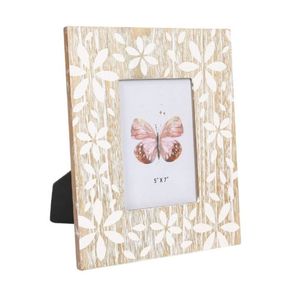 Willow & Silk 5x7" Flowers Design Photoframe 23x2x29cm