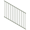ProtectorAl 350-1200 x 900mm Pale Eucalypt Raked 16-30º Flat Top Garden Fence Panel