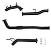 Ignite Exhausts Turbo Back For Toyota Hilux 2.8l No Cat With Diff Dump Pipe Only Black Aluminised Steel
