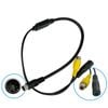 Elinz S-Video Male 4-Pin Mini DIN to Female RCA Converter Adaptor for Reverse Camera