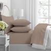 4pc Renee Taylor 1000TC Premium Egyptian Cotton Soft Sheet Set Sand Mega Queen