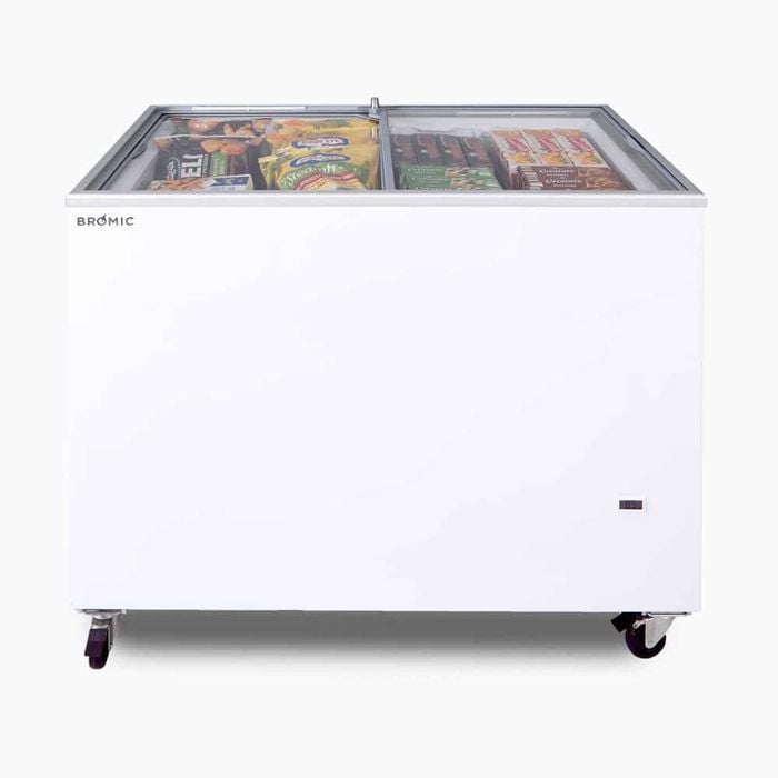 Bromic Display Chest Freezer - 296L - Flat Glass Top