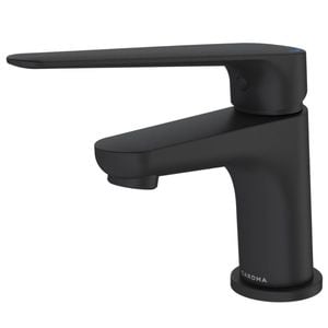 HomeCare by Caroma WELS 5 star 6L/min Black Matte Assistant Living Basin Mixer