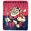 AFL Coral Mascot Blanket - Melbourne Demons - 150x130cm - Throw Rug