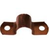 Kinetic 6mm Copper Pipe Saddle Clips - 10 Pack